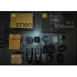 Camara Nikon D7100 18-140 Vr Kit 50mm Cntrl Flash Yongnuo 