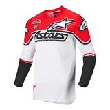 Jersey Motocross Enduro Alpinestars Racer Flagship Rojo
