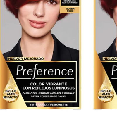 2 Pz Tinte Loreal Paris Preference Tono 6.66 Queen Escarlata | Envío gratis
