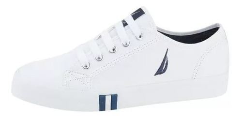 Tenis Casual Urbano Choclo Nautica Rena Blanco