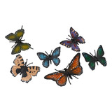 6 Unids/lote Mariposa Artificial Realista Para Decoración