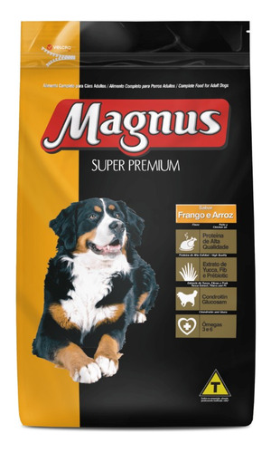 Magnus Super Premium 15kg Cães Adultos Sabor Frango E Arroz