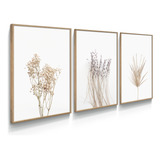 Quadros Decorativos Botânico Minimalista Floral Sala Quarto