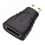 Adaptador Hdmi Hembra A Mini Hdmi Macho V1.4 Dorado