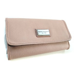 Billetera De Mujer Tommy Hilfiger Beige Trifold