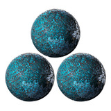 Mosaico Esfera Bolas Centros De Mesa 3.15 Pulgadas Azul 3pcs