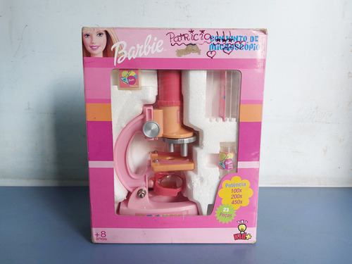 Antigo Microscópio Da Barbie Mattel 2003 Na Caixa