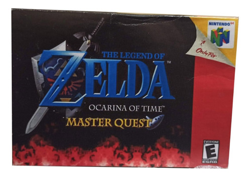 Zelda Ocarina Of Time Master Quest Juego Físico Caja Reprodu