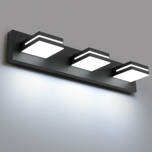 Sinerise Lamparas Led Modernas Para Tocador De Bano (3 Luces