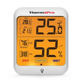  Termohigrómetro Digital Thermopro Tp-53 Mide Humedad Y Temp