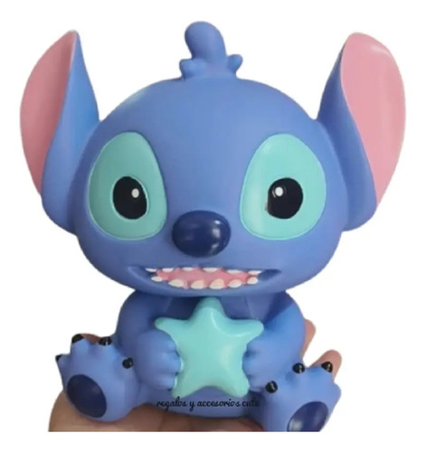Alcancía Stitch Moneybox Kawaii Personaje Lilo & Stitch.