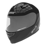 Casco Integral Hawk Zx3 Negro Brillo Motos Miguel