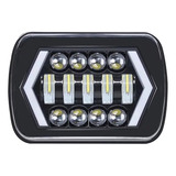 Faro Led 7  Rectangular Estilo Americano X2 Unidades