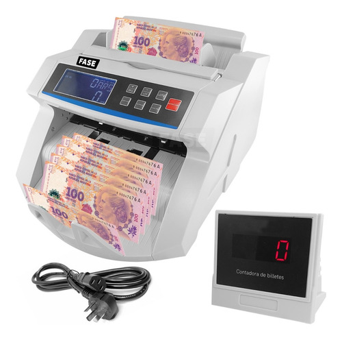 Contadora Billetes Peso Máquina Detector Falsos Mg/uv Contar