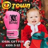 Dtown Guantes De Boxeo Para Niños De 4 Onzas, 6 Onzas, Guant