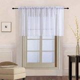 Cortinas Cortas De 2 Mts Ancho X 50 Cm Alto Traslucidas