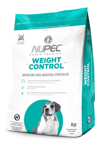 Nupec Comida Perro Control Peso Raza Mediana Grande 2kg *