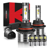 Para Ford 9007 Kit Led Light Alta/baja 40000lm Csp