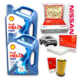 Kit Service Aceite Shell + Filtros Nissan Frontier Np300 2.3