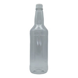 Botella Envase Licorera Pet 1 Lt Tapa Seguridad (36 Pza)