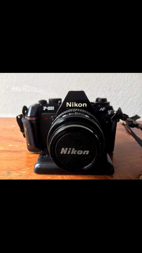 Câmera Nikon Vintage  F501 Af Com Lente 35-70 Funcionando