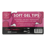 Tips Soft Gel Press On Uñas Postizas Caja City Girl 600u