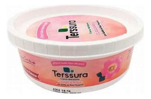 Terssura Crema Hidratante Clásica Rosa Mosqueta 220g 10 Pzas