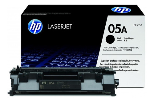 Cartucho De Toner Original Vacio Hp Ce505a 