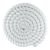 Cuerda De Nailon Trenzado Blanco Premium (1 Pulgada X 100 Pi