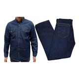 Conjunto Camisa Y Pantalón Jeans Ropa Dotación Hombre