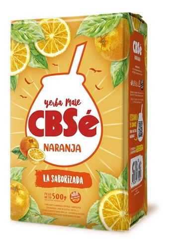 Yerba Mate Sabores 500gr Cbsé (guaraná, Pomelo, Limón...)