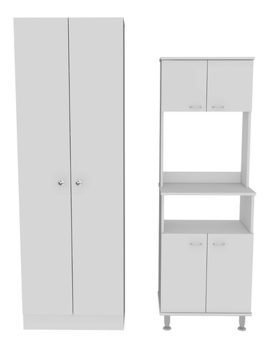 Mueble Microondas + Optimizador - Blanco