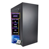 Pc Cpu Desktop Computador Lexus Intel I5, 8gb, Hd Ssd 240gb