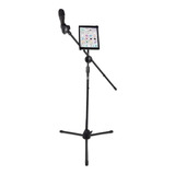Pedestal Tripie Microfono Con Boom Para Celular Y Tablet