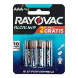 Pilha Rayovac Alcalina Aaa Palito Cx 12 Pçs Validade 10anos