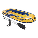 Bote Kayak Inflable Intex Rafting Extremo + Remos + Inflador