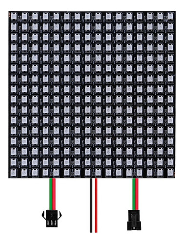 Matriz Panel 256 Leds Rgb Ws2812b 16x16 Ip30 Flexible Esp32