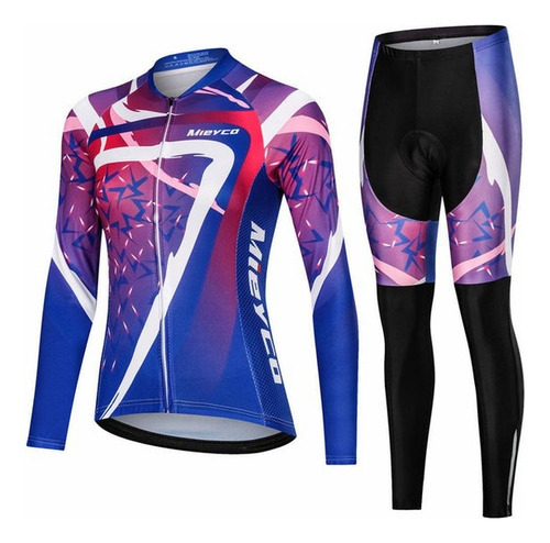 Maillot Ciclismo Mujer Manga Larga Protección Uv