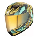 Casco Hax Integral Force Darkness Falls Verde