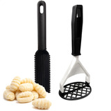 Pisa Papas + Ñoquera Gastronomico Plastico Utensilio Cocina