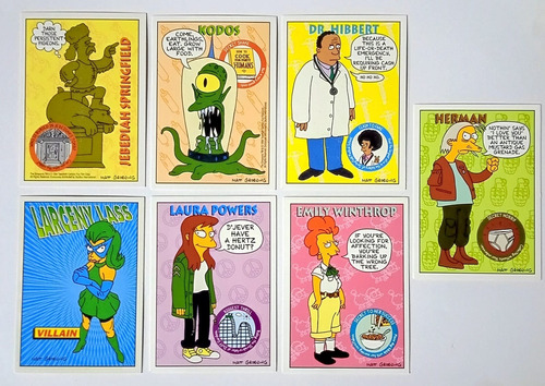 Los Simpsons Trading Cards Bongo A Eleccion Coleccionistas