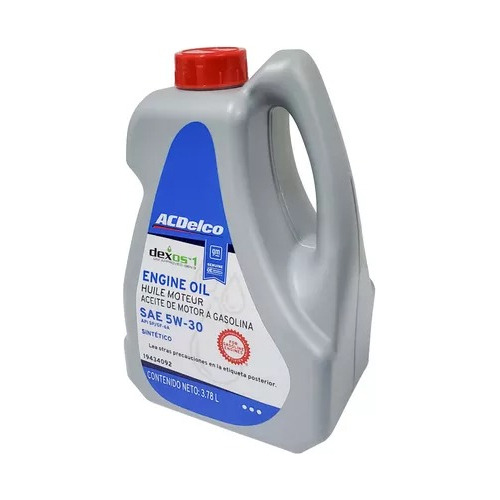 Aceite Acdelco 5w30 Sintetico Dexos2 3.78l