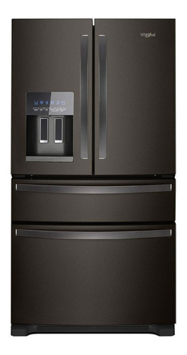 Refrigerador Auto Defrost Whirlpool Wrx735sdh Black Stainless Con Freezer 694l 115v