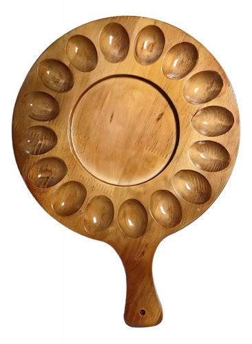 Soporte De Madera Para Huevos, Tabla Para Servir, Práctico