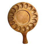 Soporte De Madera Para Huevos, Tabla Para Servir, Práctico