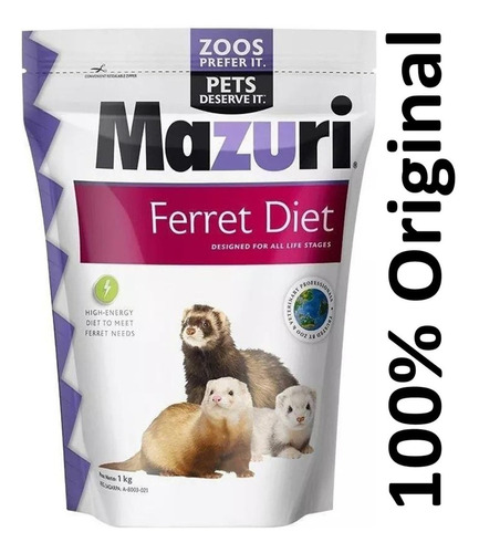 Alimento Mazuri Para Hurón 1kg - Ferret Diet