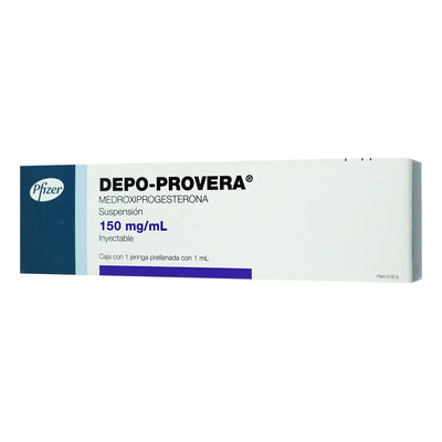 Depo-provera Suspensión Inyectable 150 Mg\u002Fml Frasco Ámpula, 1 Frasco Ámpula 1 Ml | Envío gratis