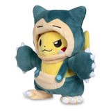 Pikachu Snorlax Cosplay Pelúcia Pokémon Anime 22cm