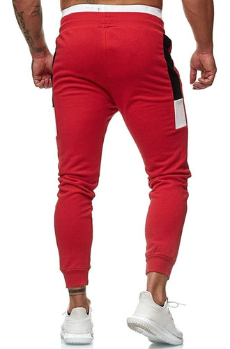 Pantalon Combinado Hombre Jogging Babucha Moda Frisa 