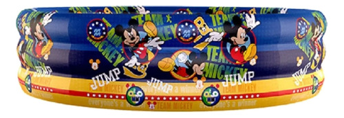 Piscina Inflável Redondo Etitoys Mickey 130l Multicolor